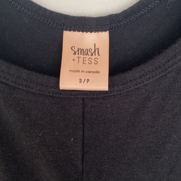 Smash and Tess Tuesday Romper in Midnight Black, size S - Picture 2 of 3